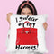 I Swear On My Bag I Throw Pillow By Amanda Greenwood