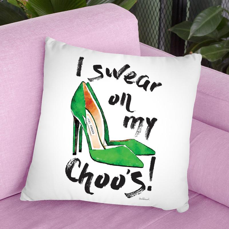I Swear On Myoes I Throw Pillow By Amanda Greenwood
