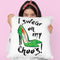 I Swear On Myoes I Throw Pillow By Amanda Greenwood