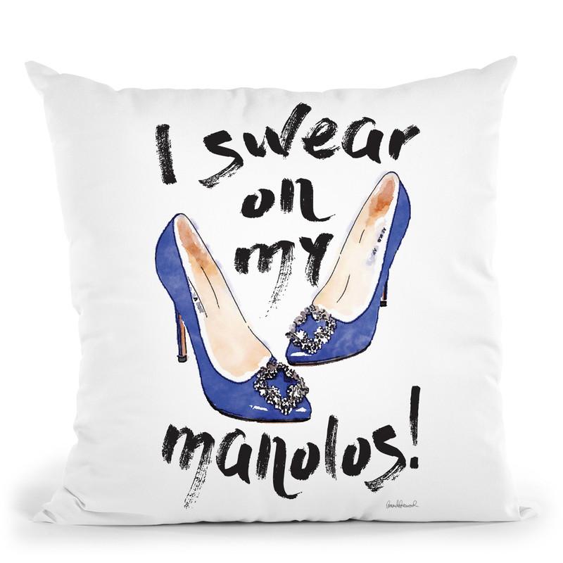 I Swear On Myoes Ii Throw Pillow By Amanda Greenwood