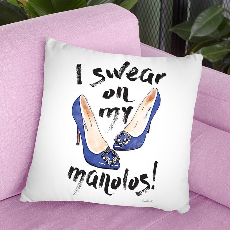 I Swear On Myoes Ii Throw Pillow By Amanda Greenwood