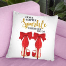 Leave A Little Sparkle Redoes Throw Pillow By Amanda Greenwood