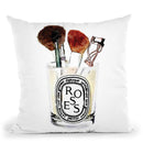 My Favorite Makeup Tools Throw Pillow By Amanda Greenwood