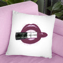 Wear Lipstick I Throw Pillow By Amanda Greenwood