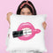 Wear Lipstick Ii Throw Pillow By Amanda Greenwood
