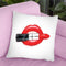 Wear Lipstick Iii Throw Pillow By Amanda Greenwood