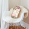Perfume Bottle Blush Mix Peony Shaped Throw Pillow by Amanda Greenwood - by all about vibe