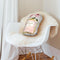Perfume Bottle Blush Rose Shaped Throw Pillow by Amanda Greenwood - by all about vibe