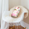 Perfume Bottle Pink Rose Shaped Throw Pillow by Amanda Greenwood - by all about vibe