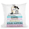 Teal And Pink Books With Make Up Set Throw Pillow By Amanda Greenwood