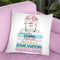 Teal & Pink Books Peony Vase Throw Pillow By Amanda Greenwood