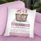 Pink Tone Books, Bag With Roses Throw Pillow By Amanda Greenwood