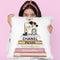 Blush, Rose & Gold Books, Make Up Set Throw Pillow By Amanda Greenwood
