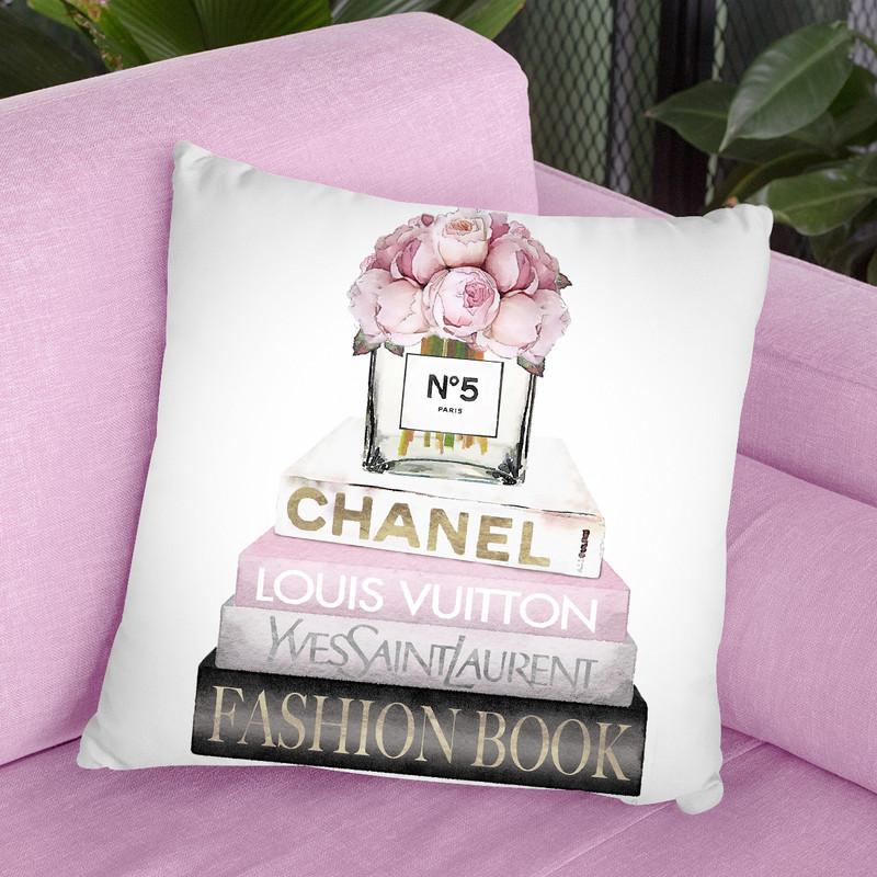 New Books Grey Blush With Peony Vase Throw Pillow By Amanda Greenwood