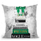 Tall Book Stack Emerald With Bowoes, With Grunge Throw Pillow By Amanda Greenwood