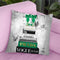 Tall Book Stack Emerald With Bowoes, With Grunge Throw Pillow By Amanda Greenwood