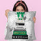 Tall Book Stack Emerald With Bowoes, With Grunge Throw Pillow By Amanda Greenwood