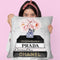 Books Of Fashion, Grey, Flowers, Grey Grunge Throw Pillow By Amanda Greenwood