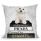 Books Of Fashion, Grey, Maltese, Grey Grunge Throw Pillow By Amanda Greenwood