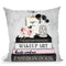 Books Of Fashion Nb, Pink, Makeup Set, Grey Grunge Throw Pillow By Amanda Greenwood
