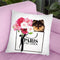 Shopping Bag Pomeranian Black Throw Pillow By Amanda Greenwood
