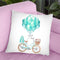 Bike Ride Throw Pillow By Amanda Greenwood
