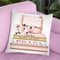 Books Medium, Blush & Rose Gold, Quilted Bag With Roses Throw Pillow By Amanda Greenwood