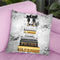 Tall Book Stack Grey & Gold Black Bowoes With Background Throw Pillow By Amanda Greenwood