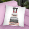 Tall Book Stack Rose Gold With Black Bowoes Red Soles Throw Pillow By Amanda Greenwood