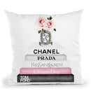 Grey & Pink Books With Candle Roses Throw Pillow By Amanda Greenwood