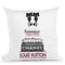 Tall Book Stack Blush Pink Black Bowoes Throw Pillow By Amanda Greenwood