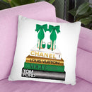 New Books Grey Emerald Green, Bowoes Throw Pillow By Amanda Greenwood