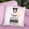Tall Watercolor Books, Pink And Grey With Background Throw Pillow By Amanda Greenwood