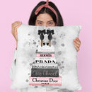 Tall Watercolor Books, Grey & Pink With Splashes Throw Pillow By Amanda Greenwood