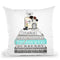 Silver Teal Book Stack With Pearls & PerfumeÊ Throw Pillow By Amanda Greenwood