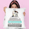 Silver Teal Book Stack With Pearls & PerfumeÊ Throw Pillow By Amanda Greenwood