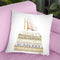 Gold Bookstack With White Heels Throw Pillow By Amanda Greenwood