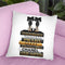 Gold & Black Book Stack With Black Heel Throw Pillow By Amanda Greenwood