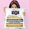 Gold Bookstack With Camera Throw Pillow By Amanda Greenwood