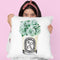 Candle With Mint Roses Throw Pillow By Amanda Greenwood