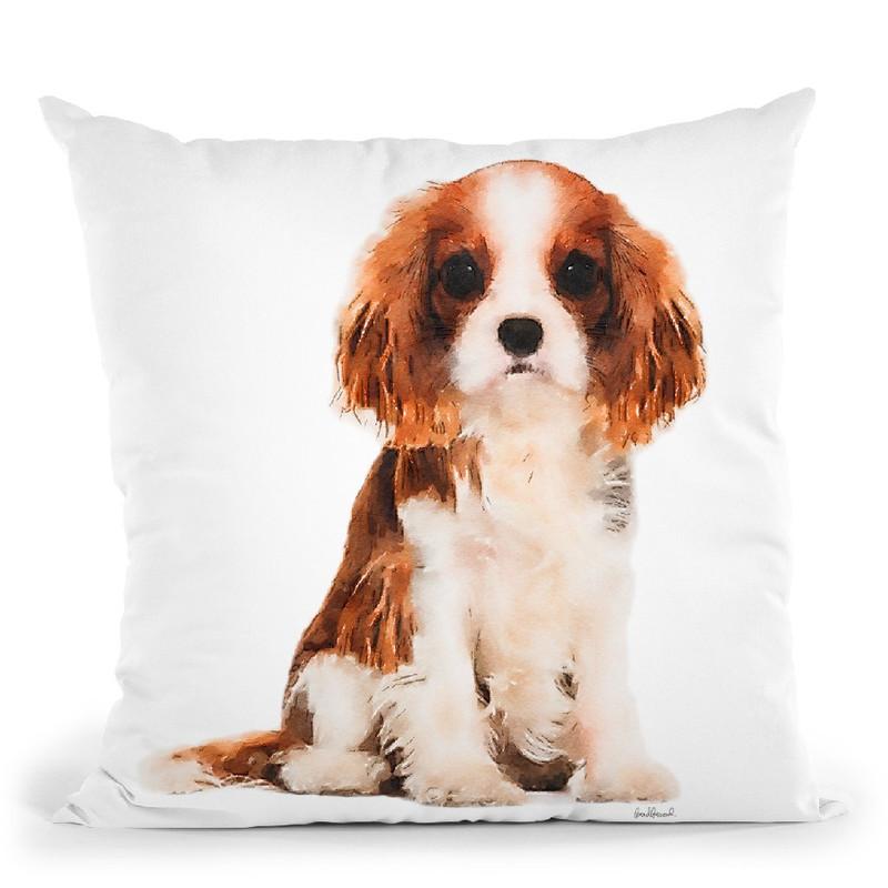 King Charles SpanielÊ Throw Pillow By Amanda Greenwood