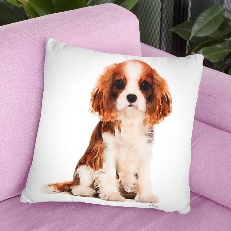 King Charles SpanielÊ Throw Pillow By Amanda Greenwood