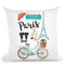Paris City College Throw Pillow By Amanda Greenwood