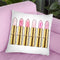Lipstick In Gold And Soft Pinks Throw Pillow By Amanda Greenwood