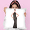 Audrey Black Evening Gown Throw Pillow By Amanda Greenwood