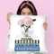 Short Book Stack With Stripe, Roses In Round Vase Throw Pillow By Amanda Greenwood