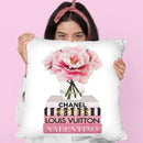 Short Pink Book Stack With Stripe, Peony In Round Vase Throw Pillow By Amanda Greenwood