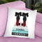 Medium Books Teal Tone, Black Shoes Red Sole Throw Pillow By Amanda Greenwood