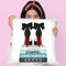 Medium Books Teal Tone, Black Shoes Red Sole Throw Pillow By Amanda Greenwood