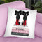 Medium Books Pink Tone, Black Shoes Red Sole Throw Pillow By Amanda Greenwood